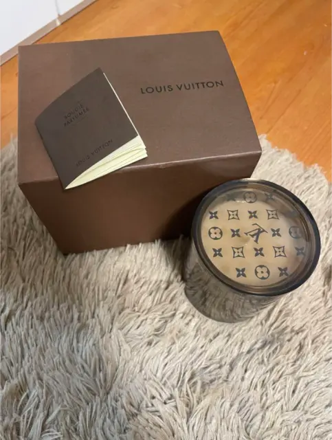 Louis Vuitton Aroma candle Novelty Brown VIP limited plastic glass interior  New