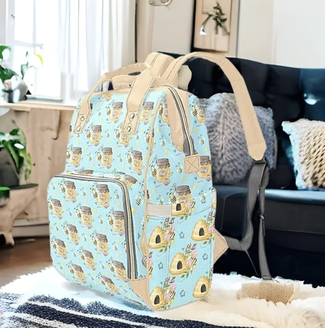 BUMBLEBEE Diaper Bag with 12 Pockets for Current or Expecting Parents