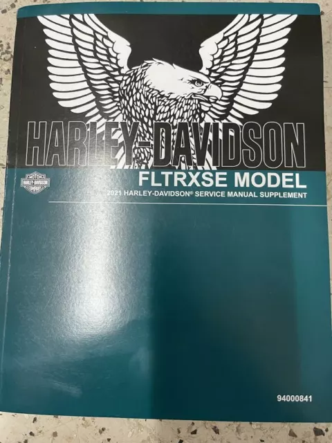 2021 Harley Davidson FLTRXSE Service Repair Shop Manual Supplement 94000841