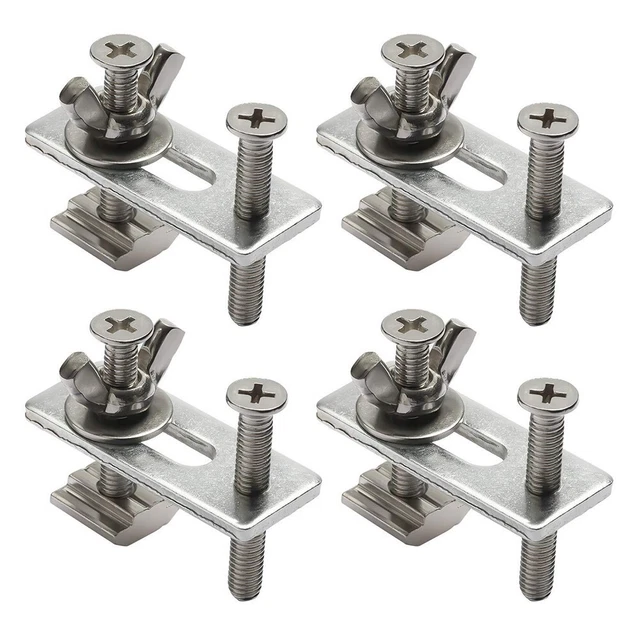 4set T-Schiene Klammer M6 Halterung Klemme Cnc-Router Sperrholz Graviermaschine