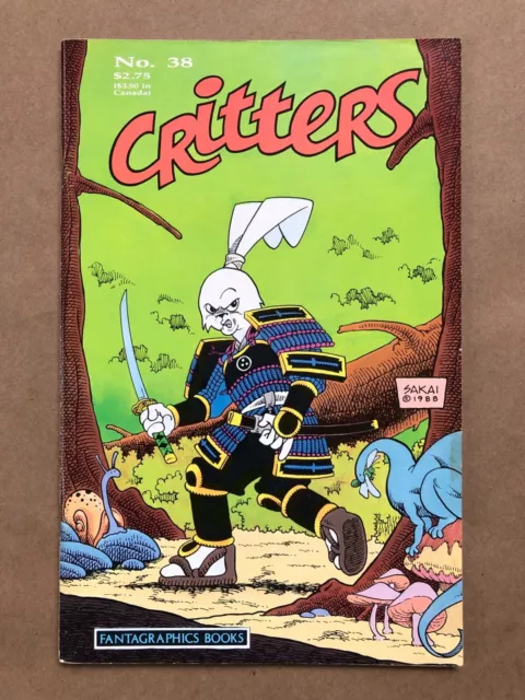 Critters #38 VG; Fantagraphics - Usagi Yojimbo - TMNT character
