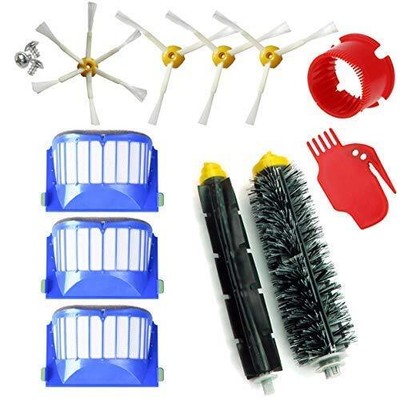 ENERGUP Ricambi Kit per IRobot Roomba serie 500 505 520 510 530 531 535 545 550 552 575 580 581 585 595 Accessori per Aspirapolvere con filtro a Ricambio 