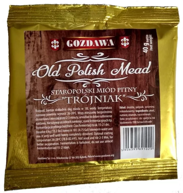 Gozdawa Old Polish Mead Met Honigwein Honig Met Alkohol Gärhefe Hefe Brennhefe