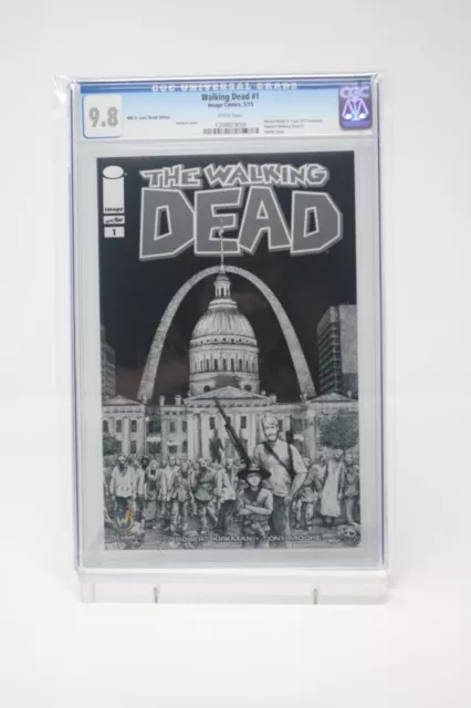 The Walking Dead Wizard World St Louis Sketch # 1 (Image Comics) CGC 9.8 Kirkman