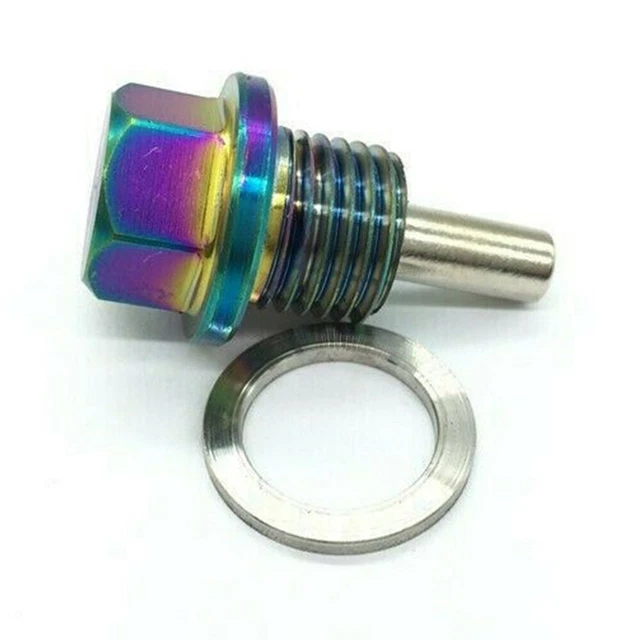 Bullo spina vite coppa olio magnetica M14x1,5 per Suzuki Honda Mitsubish.I