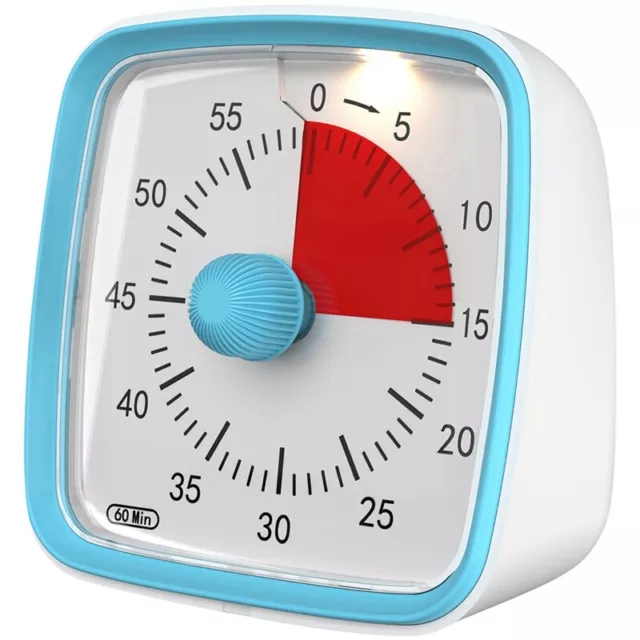Time Timer Home MOD — Minuteur visuel de 60 minutes — Pour fournitures  scolaires à la maison, outil d'étude, minuterie pour bureau, bureau et  réunions