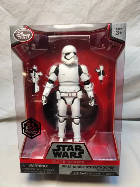 Star Wars Disney Store Elite Series First Order Stormtrooper 8" Die-Cast Figure