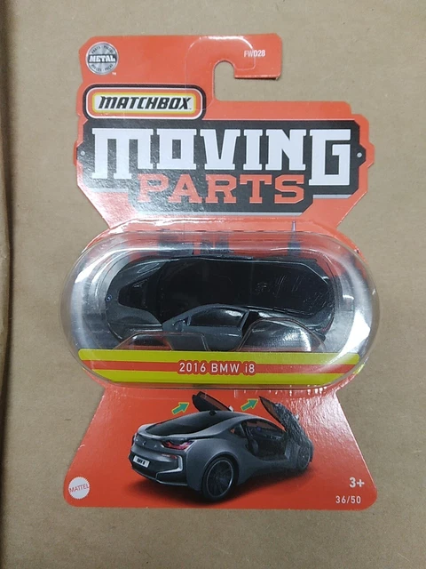 2022 Matchbox Moving Parts #36/50 2016 BMW i8 Grey