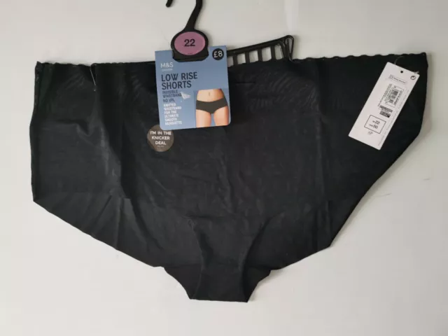 LADIES MARKS AND Spencer Low Rise Shorts knickers. Size (22) $15.20 ...