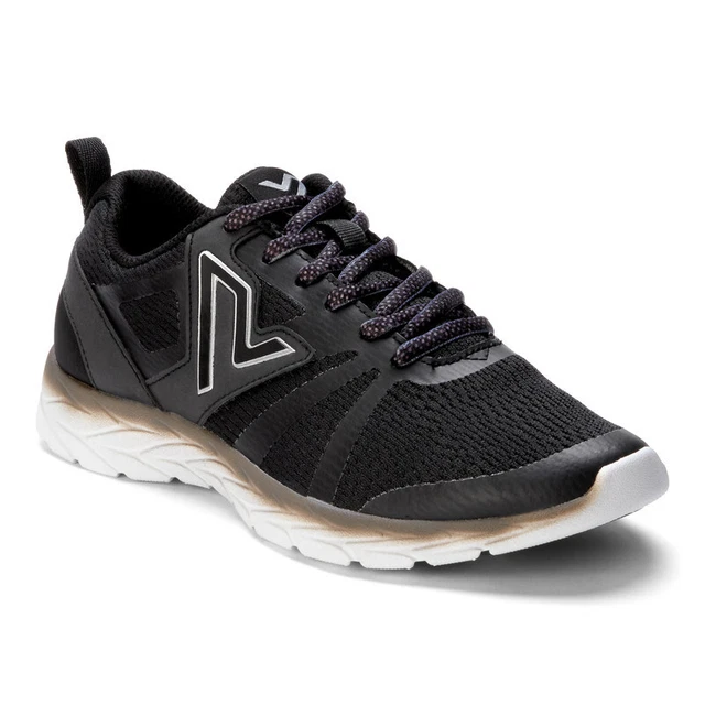 VIONIC DELMAR REMI Ladies Black White Leather Sneaker Trainer Lace Up Size 6 49.99 PicClick UK