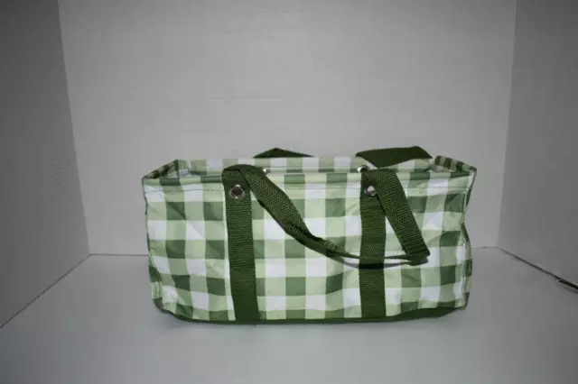 Thirty One Zip Top Organizing Utility Tote in Watercolor Pop NWT
