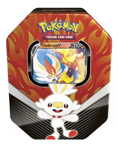 Pokemon Tin da collezione Compagni d'avventura di Galar Cinderace V (IT)