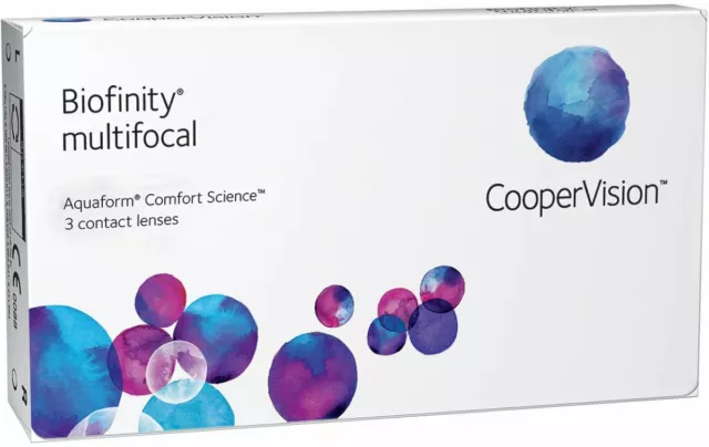 Biofinity Multifocal 3er Pack - Monatslinsen von Cooper Vision - Stärke wählbar