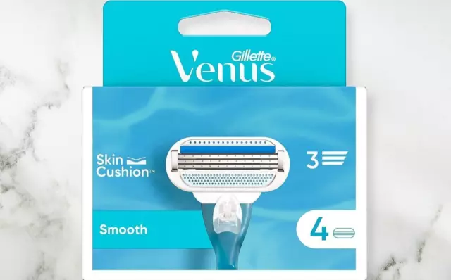 Gillette Venus Smooth Lames - 4er Paquet Emballage D'Origine I Femme Neuf (04)