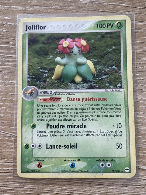 Carte Pokemon JOLIFLOR 16/101 Rare Bloc EX Légendes Oubliées Fr