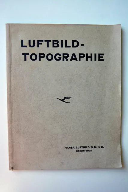 Luftbild - Topographie, Hansa Luftbild G.m.b.H., Berlin 1936, gut