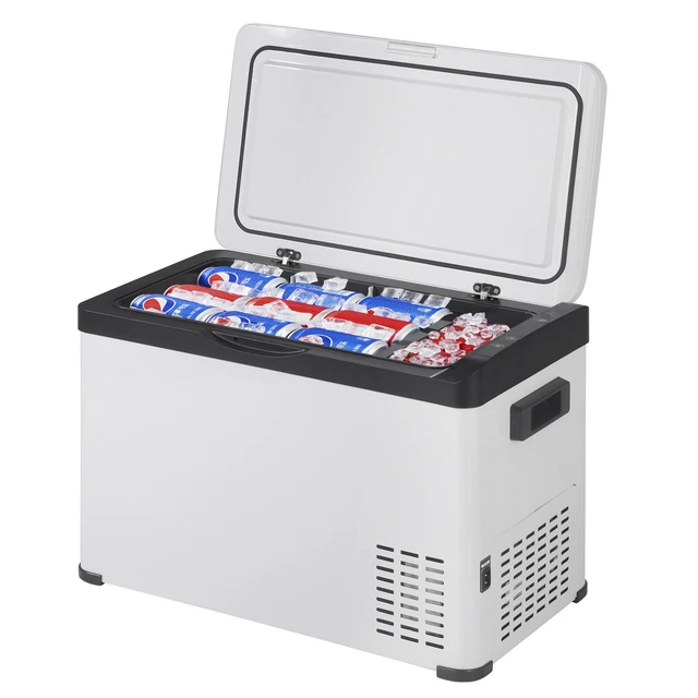 PORTABLE 30L CAR Refrigerator Dual Zone Compressor Fridge Camping