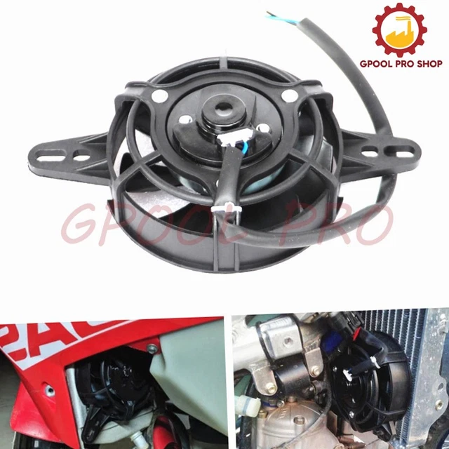 Ventilateur Refroidissement De Radiateur De Moto 12V Refroidisseur Eau Et Huile A Haute Efficacite Electrique Pour Moto 150 250cc Atv Quad Go Kart 93057099