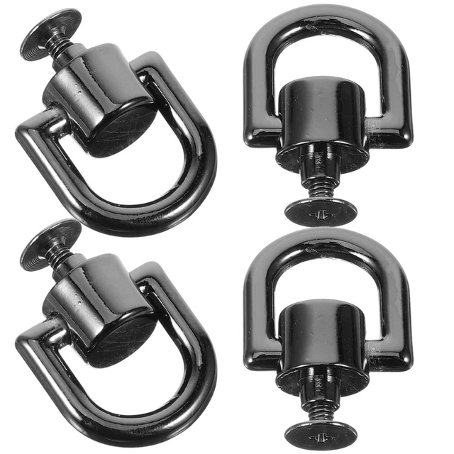 8 Pcs Bag Parts Metal Ring Head Buttons Straps Ties Backpack Buckle