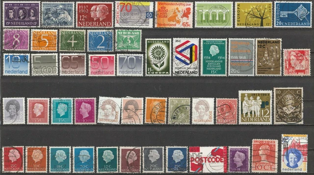 Niederlande Lot mit Marken aus Nederland Netherlands Pays-Bas Países Bajos 2132