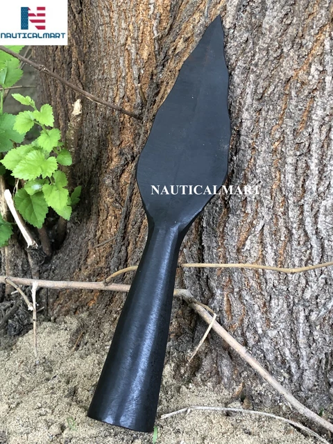 Hand Forged Viking Saga Iron SpearHead Reproduction Roman Or Medieval Javelin St