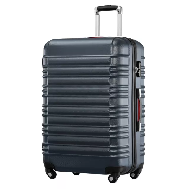 Hartschalenkoffer Premium großer Trolley Gr. XL,  ABS, grau, ca.75cm