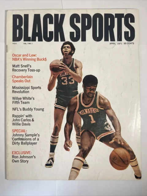 Rare! 1st Major Black Sports Magazine, Premier Issue Vol. 1 #1 1979