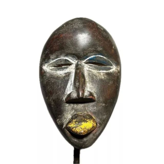 African Mask Dan mask, African wall art, African masks, hand carved mask-806