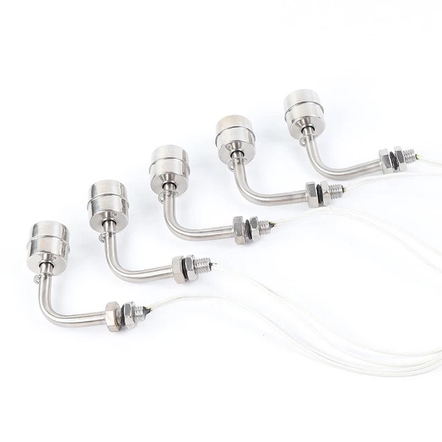Interrupteur à Flotteur Bec De Canard Inox 304 – Capteur Niveau Eau Latéral DC 0-220V, Résistant Haute Température