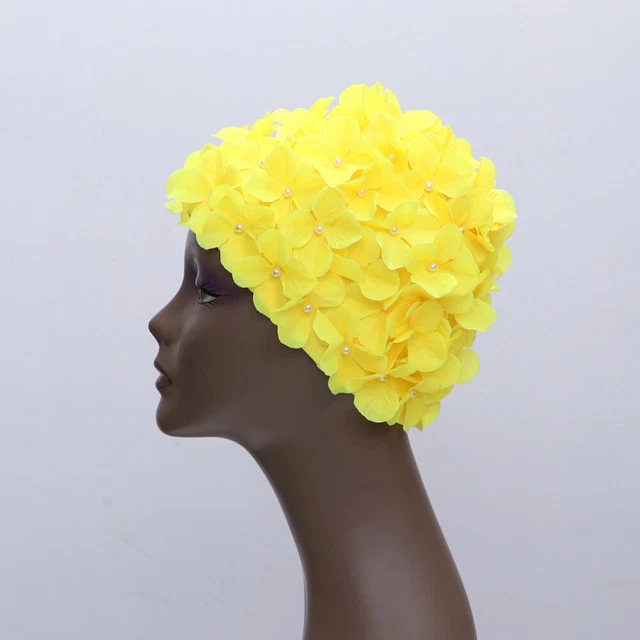 Shower Caps Swimming Caps Women Flower Swim Cap The Flowers Manual Miss