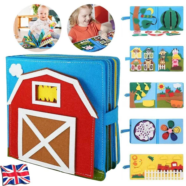 Montessori Quiet Book for Toddlers Montessori Busy Book Preschool Educational