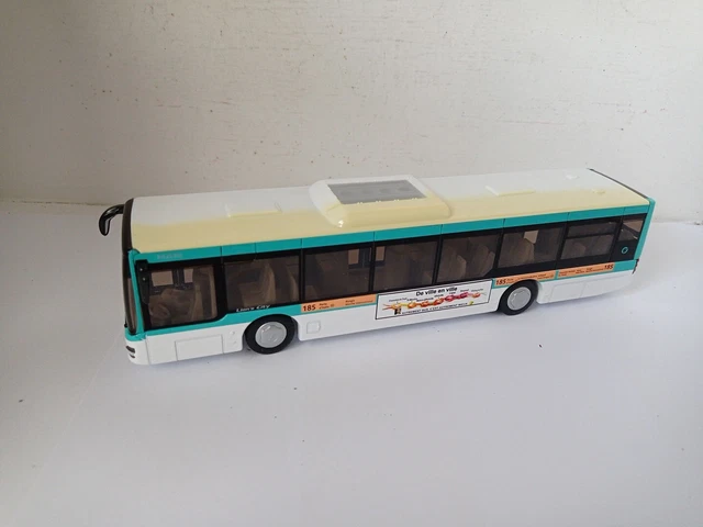 BUS MAN LION S City Paris Porte D Italie 185 RATP Métro Autocar Siku 1/ ...