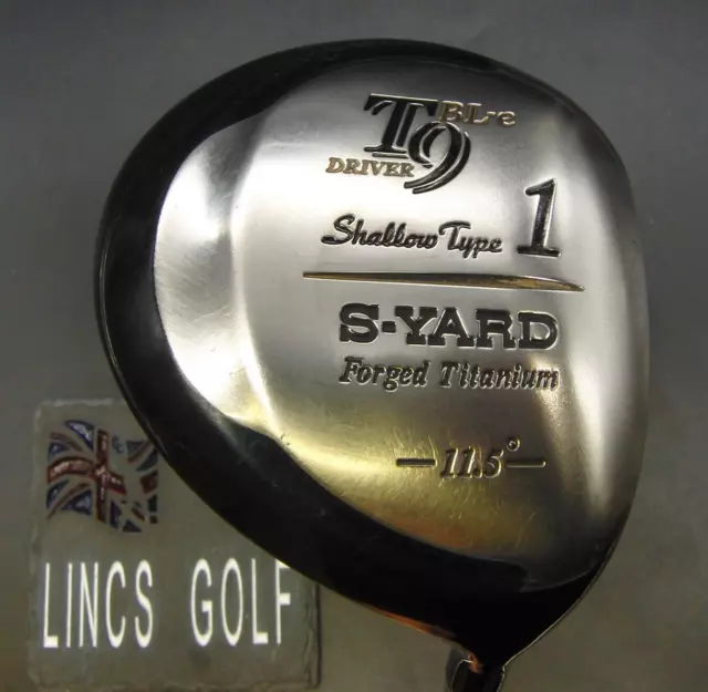 Japanese Seiko S-Yard T9 BL-e 11.5° 1 Driver Regular Graphite Shaft S-Yard Grip Japanese Seiko S-Yard T9 BL-e 11.5° 1 Driver Regular Graphite Shaft S-Yard Grip