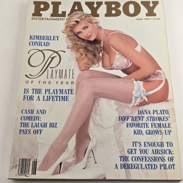Playboy Magazine Vintage June 1989 Kimberly Conrad Playmate of the Year