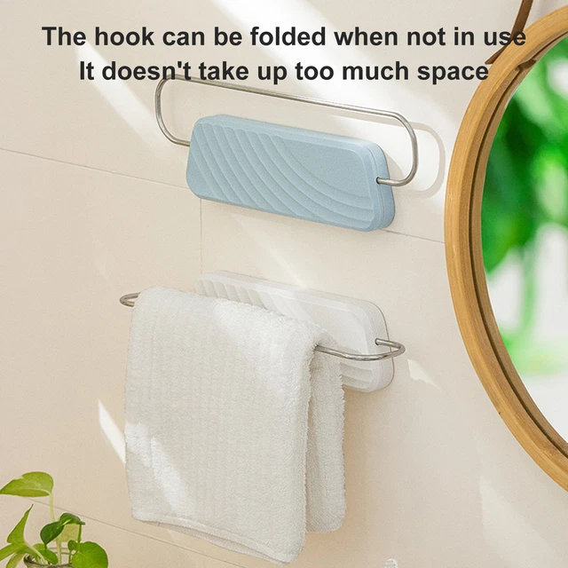 Towel Rack No Odor Non Slip Minimalist Design Foldable Towel Shelf Reusable