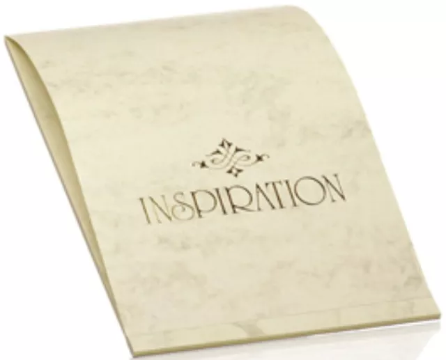 Rössler Papier 20030806 Briefblock Inspiration - A4, 40 Blatt, chamois marmora