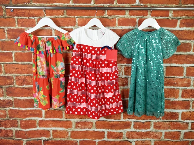 Girls Bundle Age 3-4 Years River Island Next Etc Playsuit Dress Red Party 104Cm