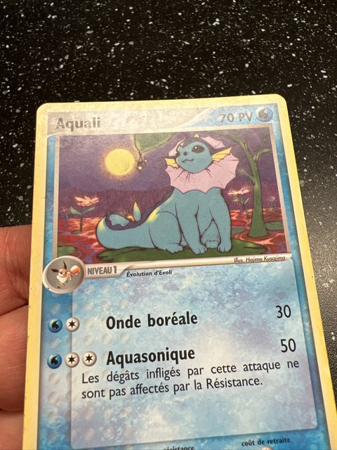 Pokemon Aquali Card 25/100 Rare Ex French Sandstorm Vf fr 2