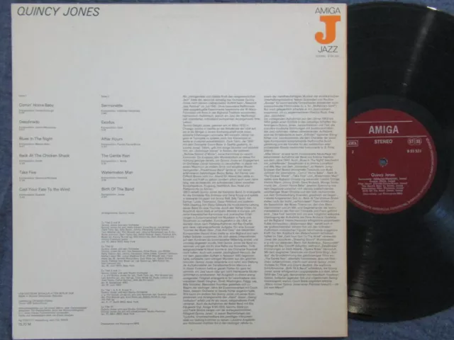 QUINCY JONES same 1959 - 1965 / DDR LP 1977 AMIGA 855531 2