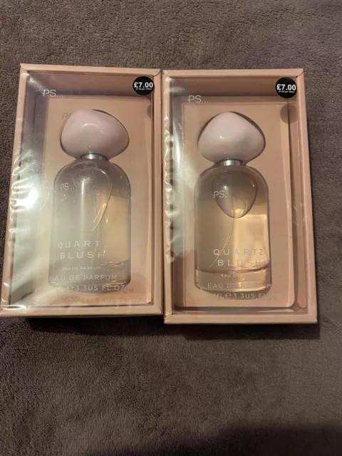 PS PRIMARK QUARTZ Blush Eau De Parfum 100ml New X2 8.00 PicClick UK