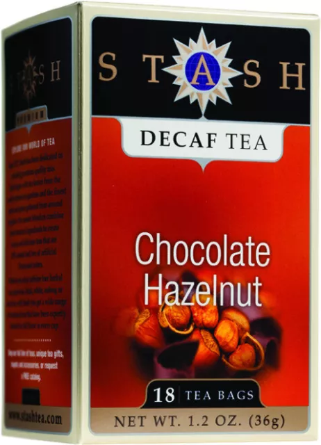 Chocolate Hazelnut Tea Decaf by Stash, 18 tea bag