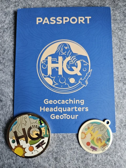 HQ GeoTour Geocoin Geocaching Unactivated