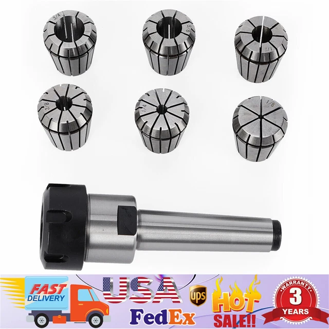 MT3 ER32 Morse Taper Collet Chuck Tool Holder & 1/2 1/4 3/4 1/8 3/8 5/8 Collects