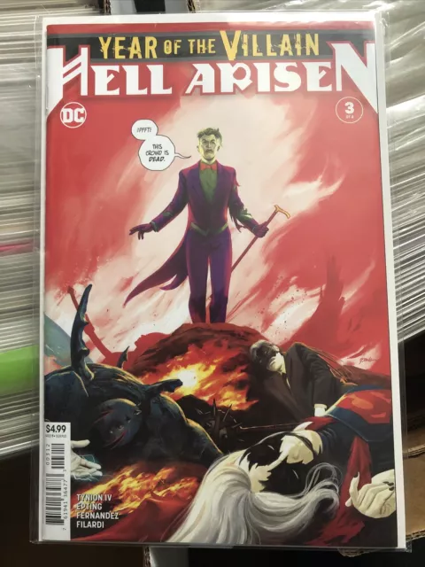 YEAR OF THE VILLAIN HELL ARISEN #3 1st Full Apperance of PUNCHLINE 2nd Print