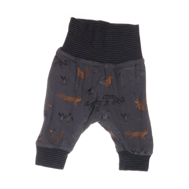 People Wear Organic, Jogginghose, Größe: 50/56, Grau/Mehrfarbig