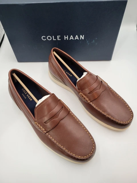 COLE HAAN GRAND Atlantic Penny Loafer Slip On Moc Toe Dress  display picture 1