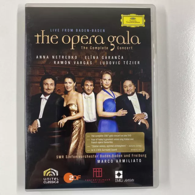 THE OPERA GALA - The Complete Concert 2007 DVD Anna Netrebko Ramon