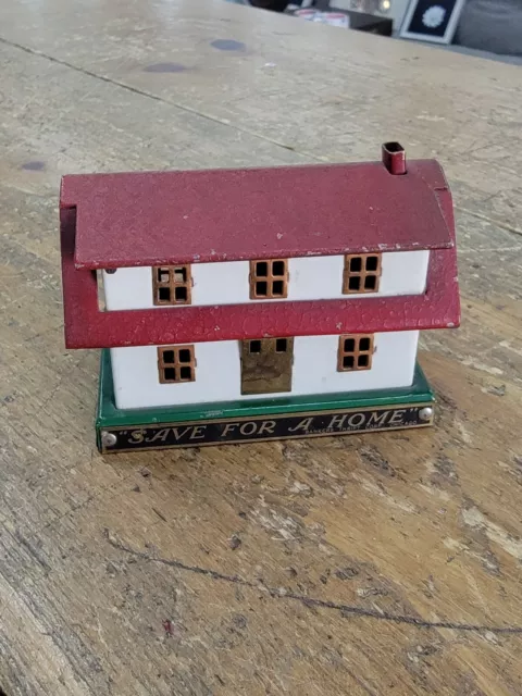 Vintage Cast Iron House Bank