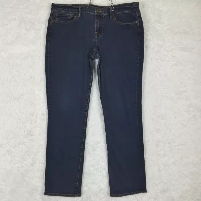 Lucky Brand Womens Jeans Sweet'N Straight Blue Denim Dark Wash Mid Rise 14