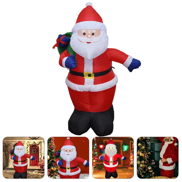 Modello gonfiabile poliestere Babbo Natale modello gonfiabile decorazione modello
